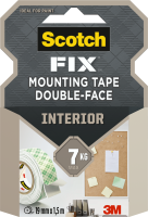 Dwustronna taśma montażowa do wnętrz Scotch-Fix™ 19 mm x 1,5 m